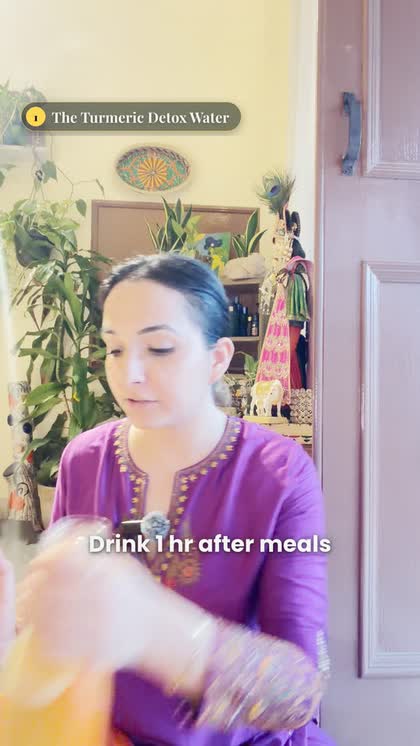 Reel: The Turmeric Detox Water rule
