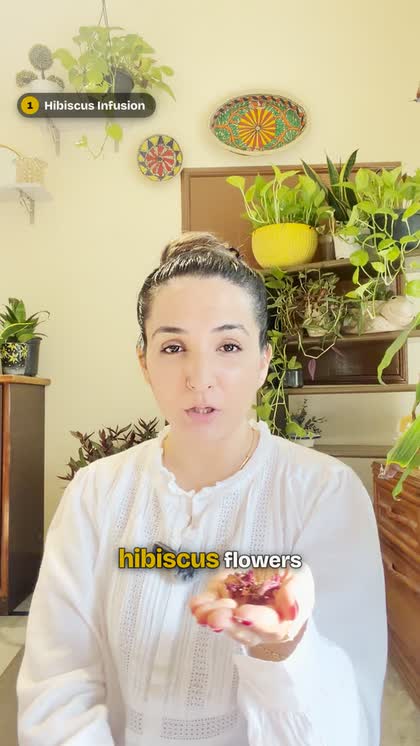 Reel: Hibiscus Infusion for skin and hair
